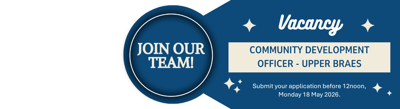 Vacancy: Community Development Officer – Upper Braes