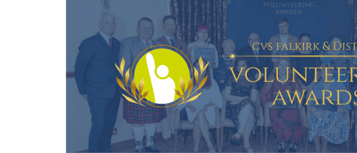 Local Volunteers Take Centre Stage at CVS Falkirk & District Celebration website banner template 7 700x300